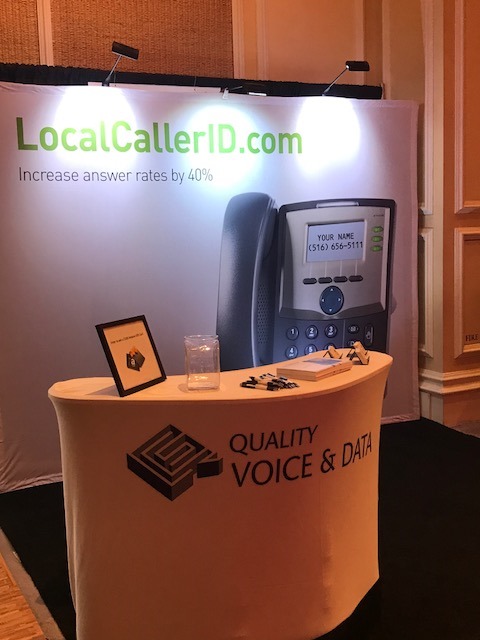 Local Caller ID Booth at Call Center Week